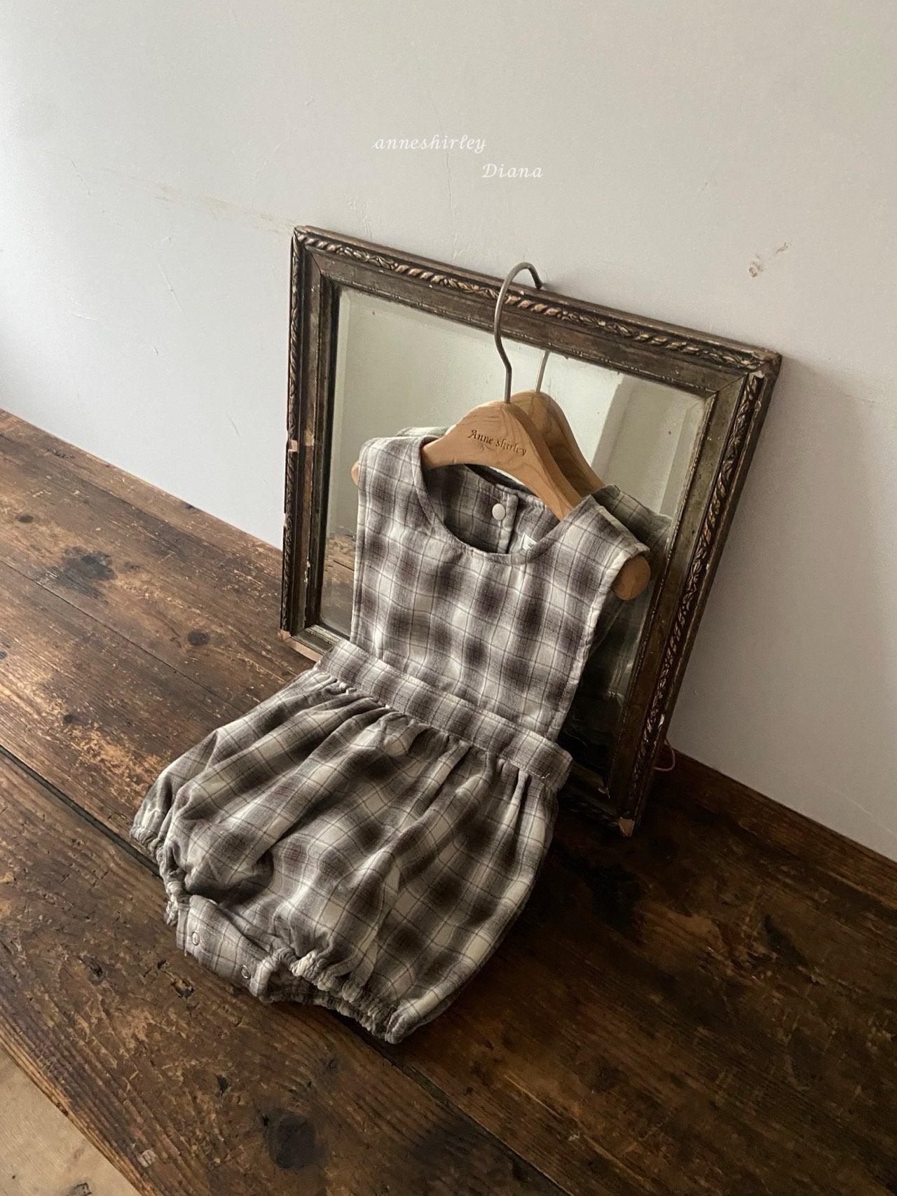 ［Anne shirley］Jaine rompers (check)