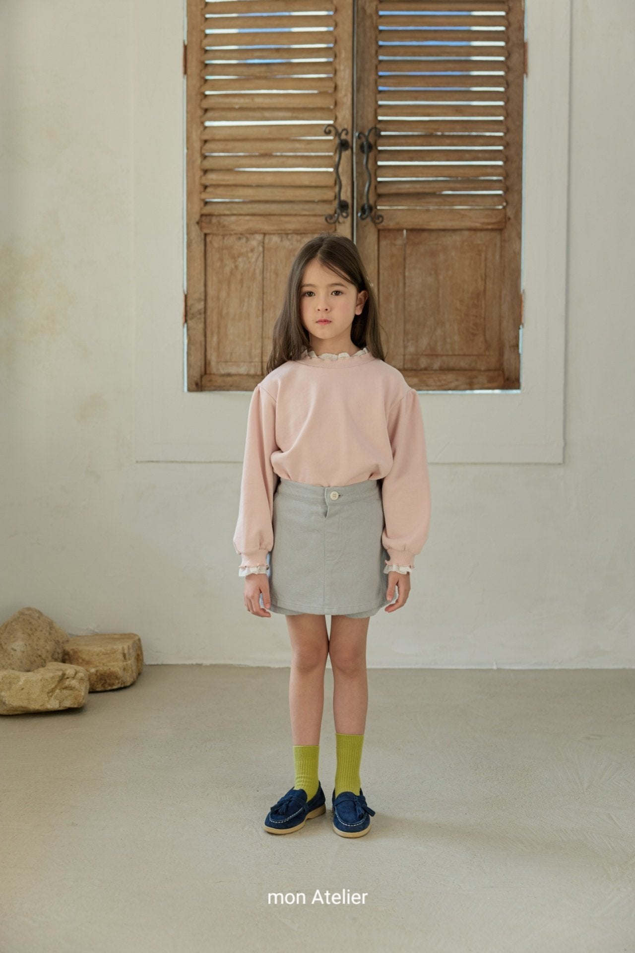 ［mon Atelier］Mini wrap pants