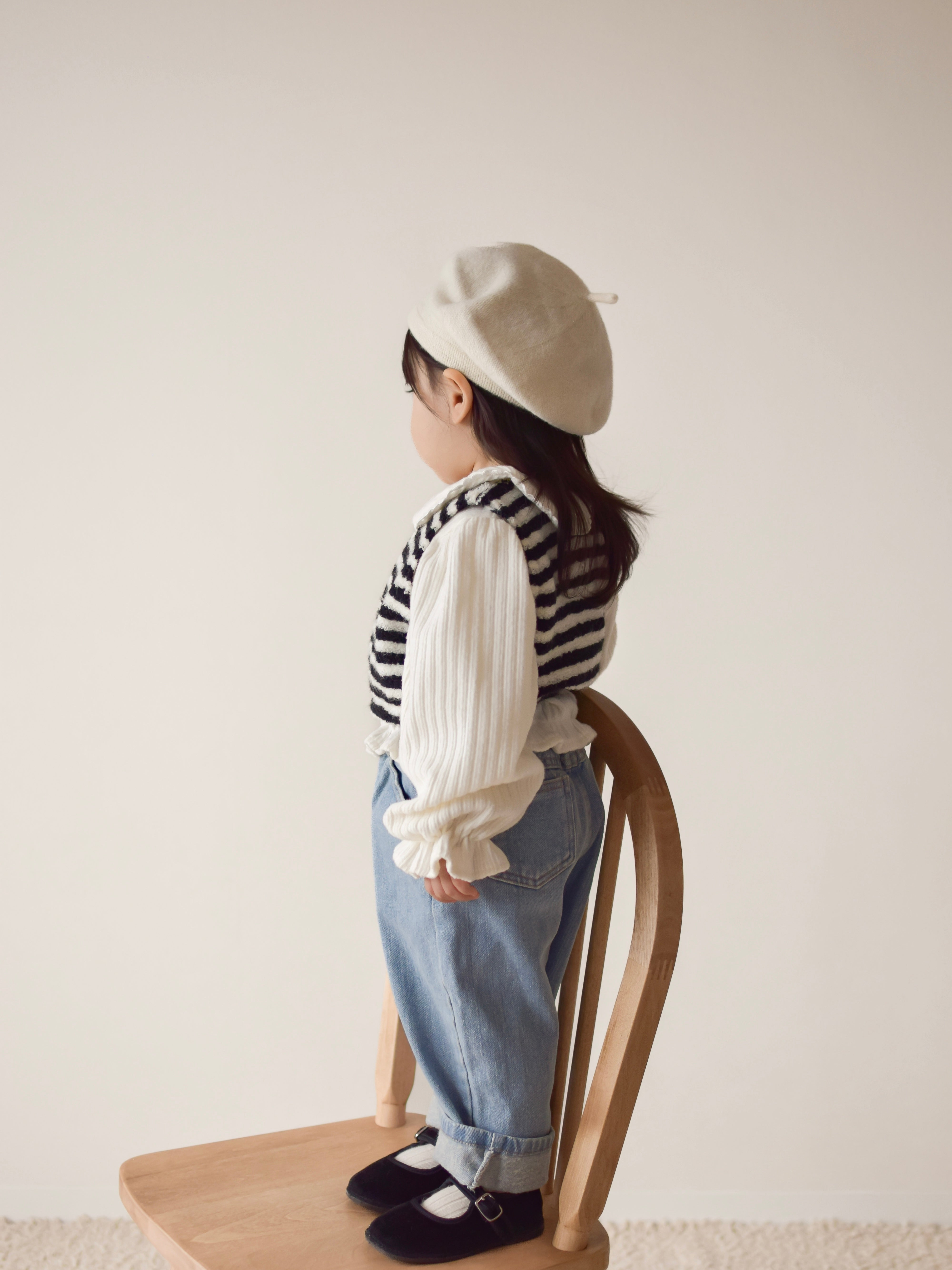 Honey round collar blouse