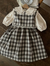 ［Anne shirley］Jaine one-piece (check)