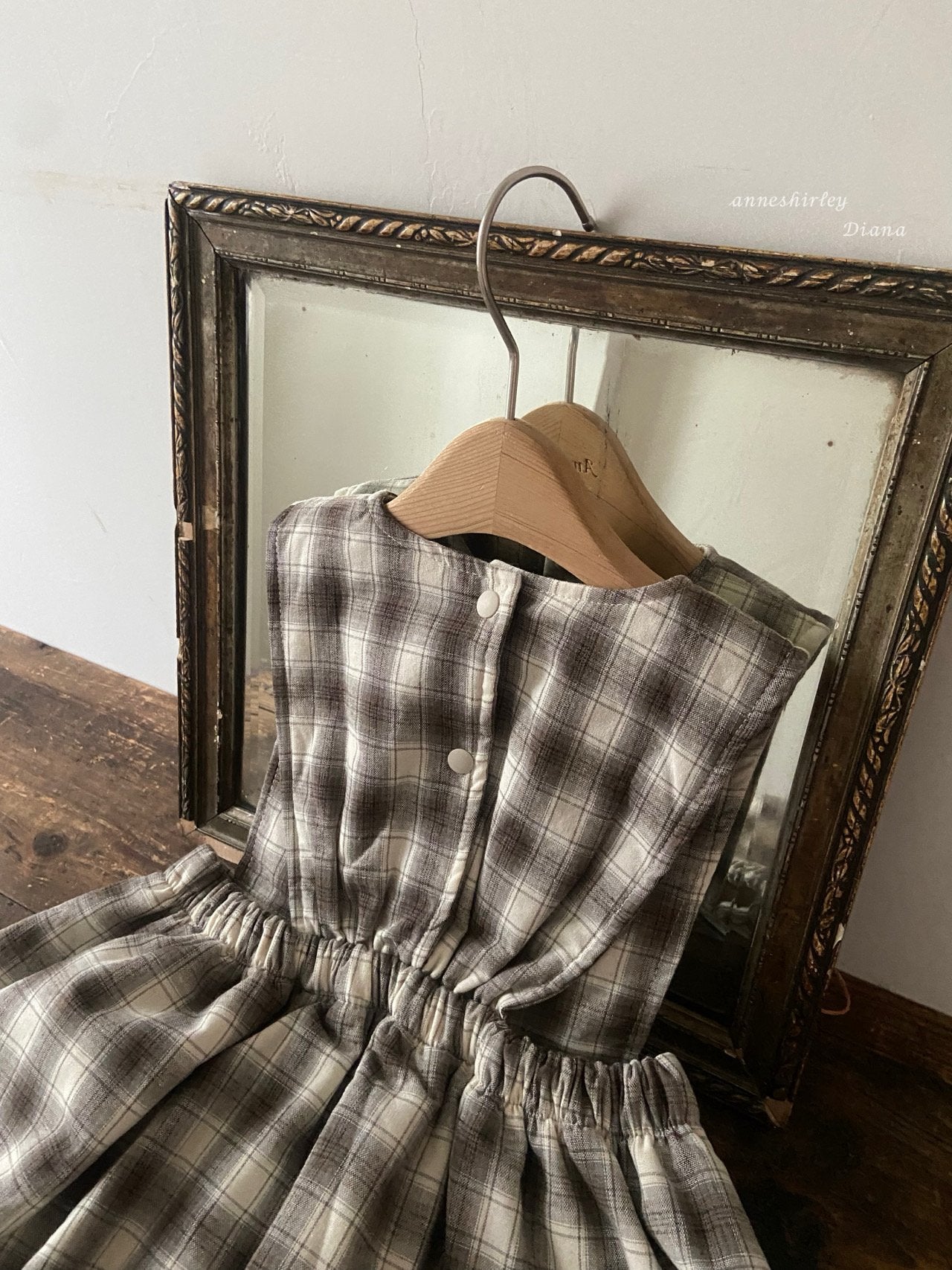 ［Anne shirley］Jaine one-piece (check)