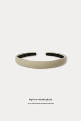 ［yellowbutter］Sophie's wind hairband (Olive beige)