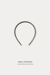 ［yellowbutter］Sophie's wind hairband (Olive beige)