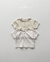 ［onu］Flower lace tee