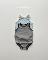 ［onu］Ice sleeveless rompers
