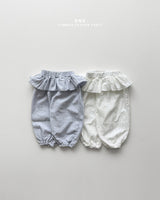 ［onu］Frill jogger pants