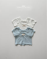 ［onu］U neck strap tee