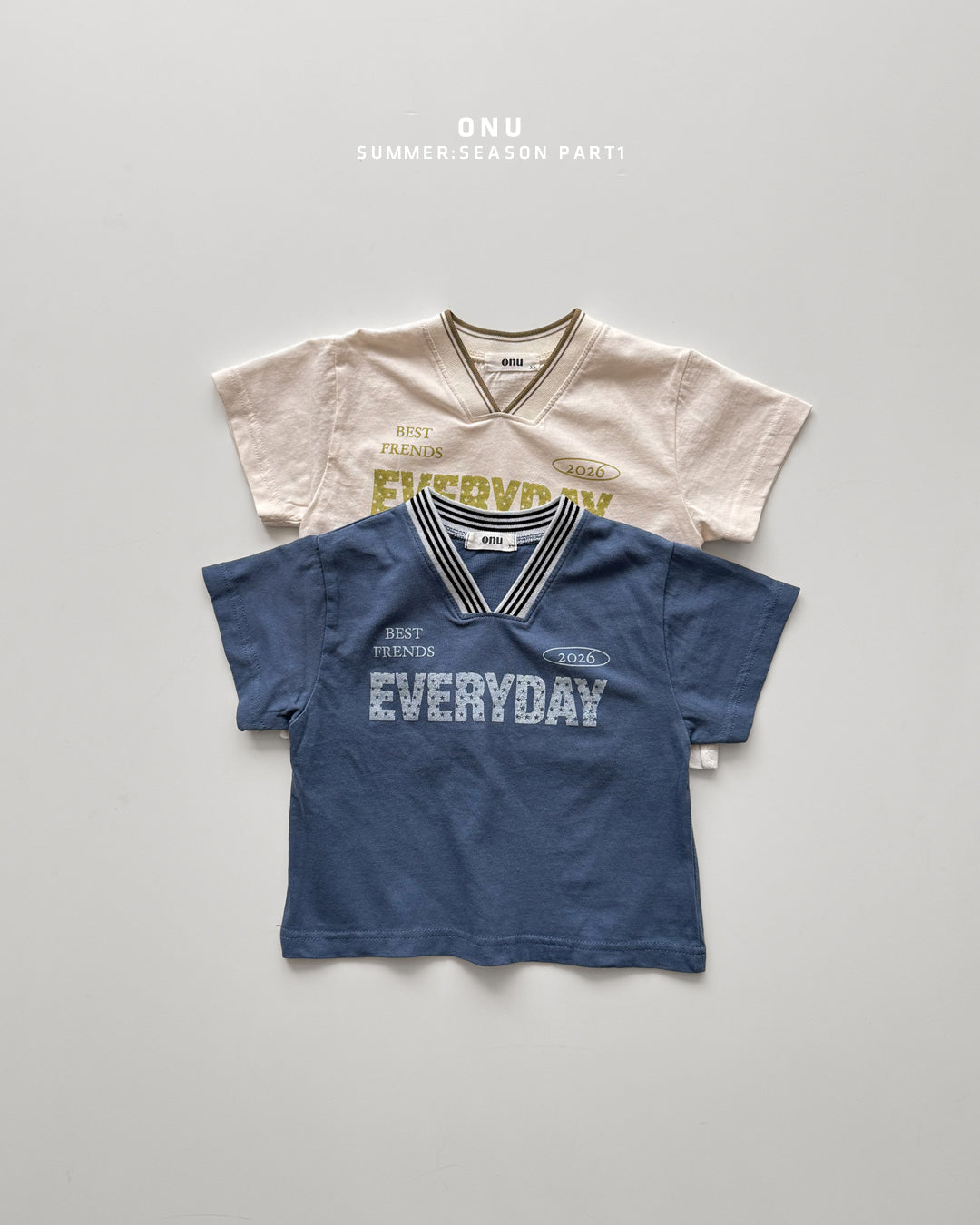 ［onu］Everyday v neck tee