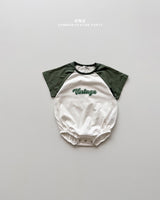 ［onu］Vintage raglan rompers