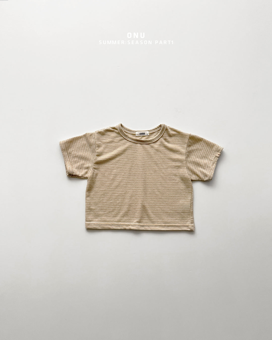［onu］Soft stripe tee