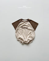 ［onu］Vintage raglan rompers