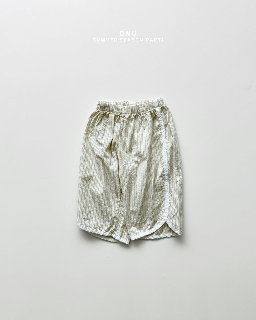 ［onu］Stripe round pants