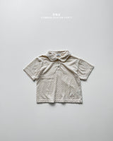 ［onu］Dot collar tee