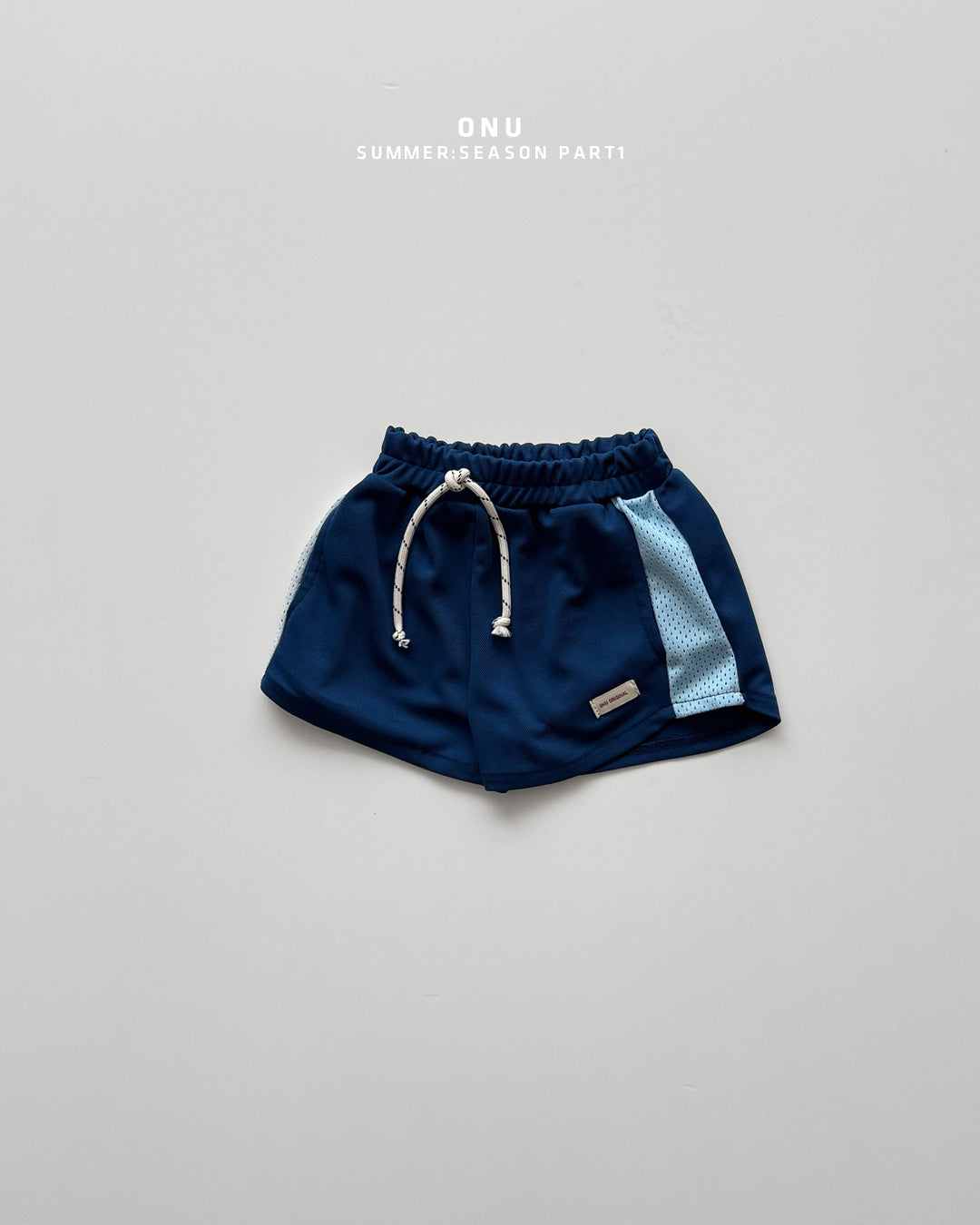［onu］Mesh two tone pants