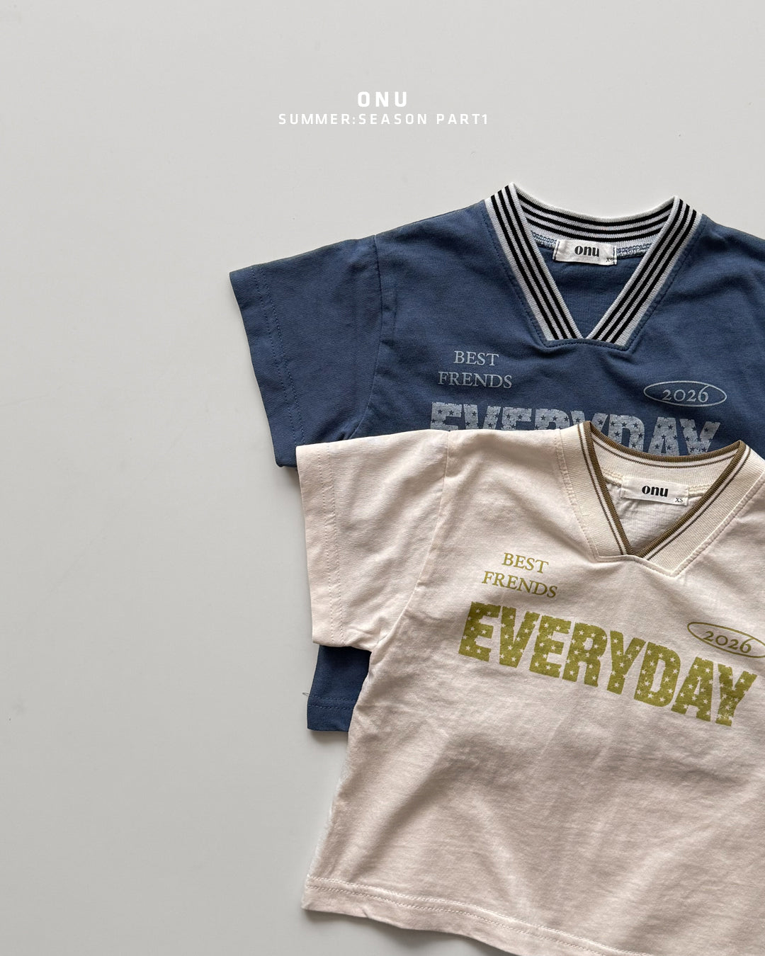 ［onu］Everyday v neck tee