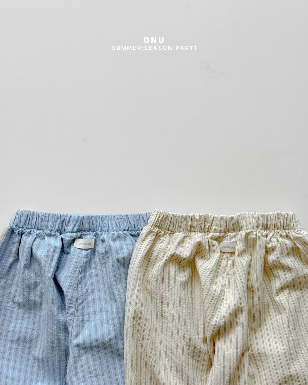 ［onu］Stripe round pants