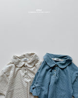 ［onu］Dot collar tee
