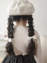 Mellow rib puff tops