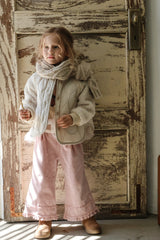 [FLO] Milk knit muffler
