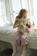[FLO] Milk knit muffler