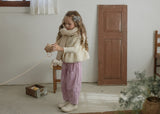 [FLO] Milk knit muffler