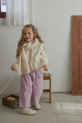 [FLO] Milk knit muffler
