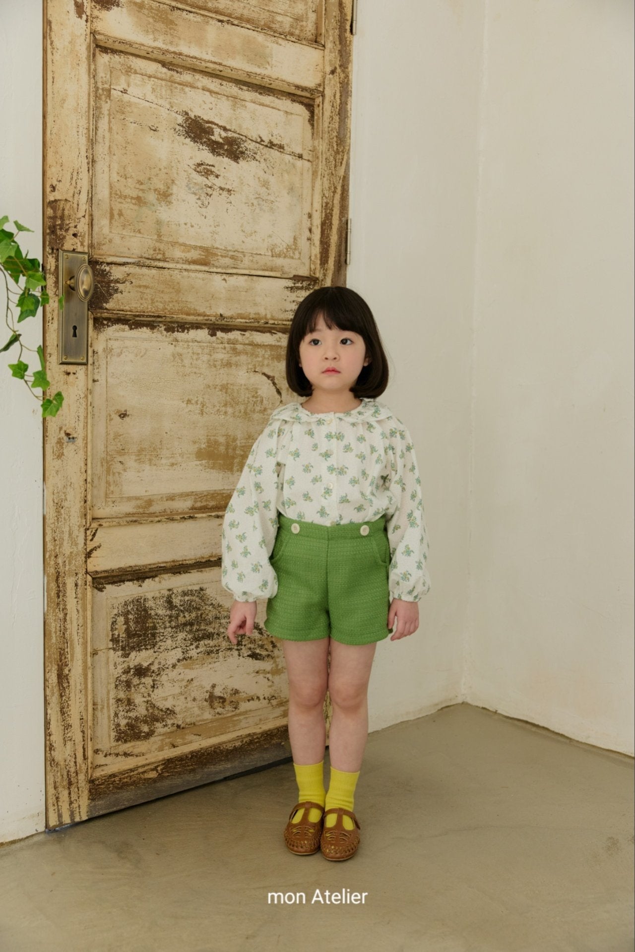 ［mon Atelier］Vivid short pants