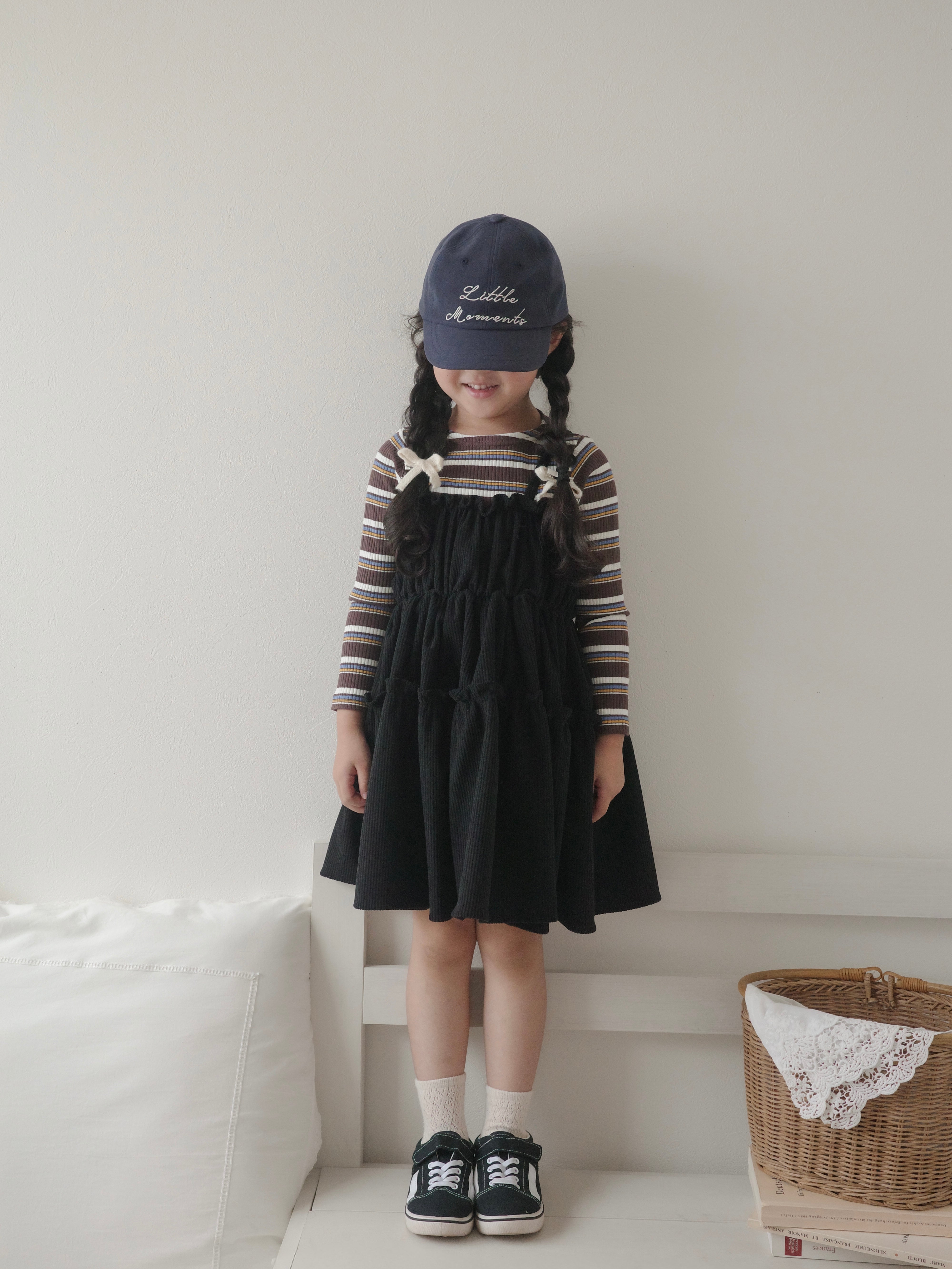 Shirring flare one-piece