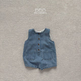 ［Bella bambina］Rose denim suit (kids)