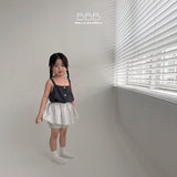 ［Bella bambina］Square linen sleeves tee (kids)