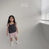 ［Bella bambina］Square linen sleeves tee (kids)