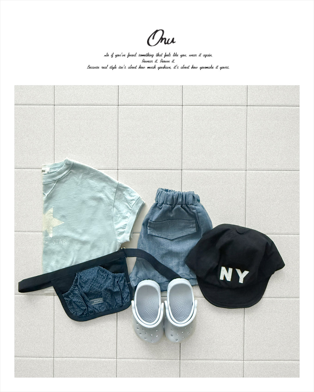 ［onu］Star short pants