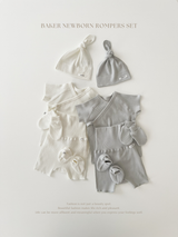 Baker newborn rompers set