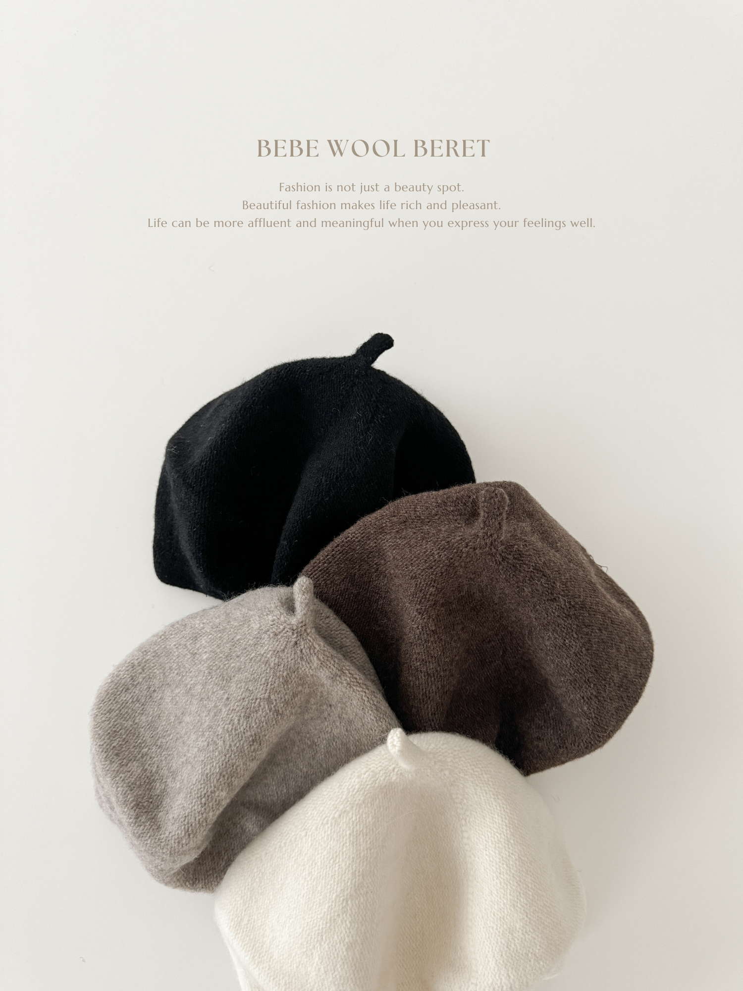 Bebe wool beret