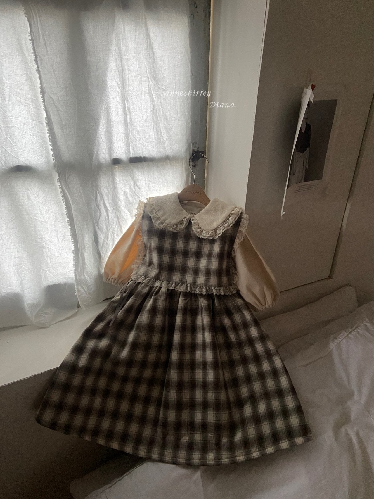 ［Anne shirley］Jaine one-piece (check)