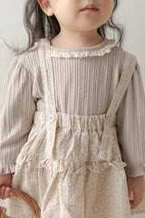 Dobby frill suspender skirt