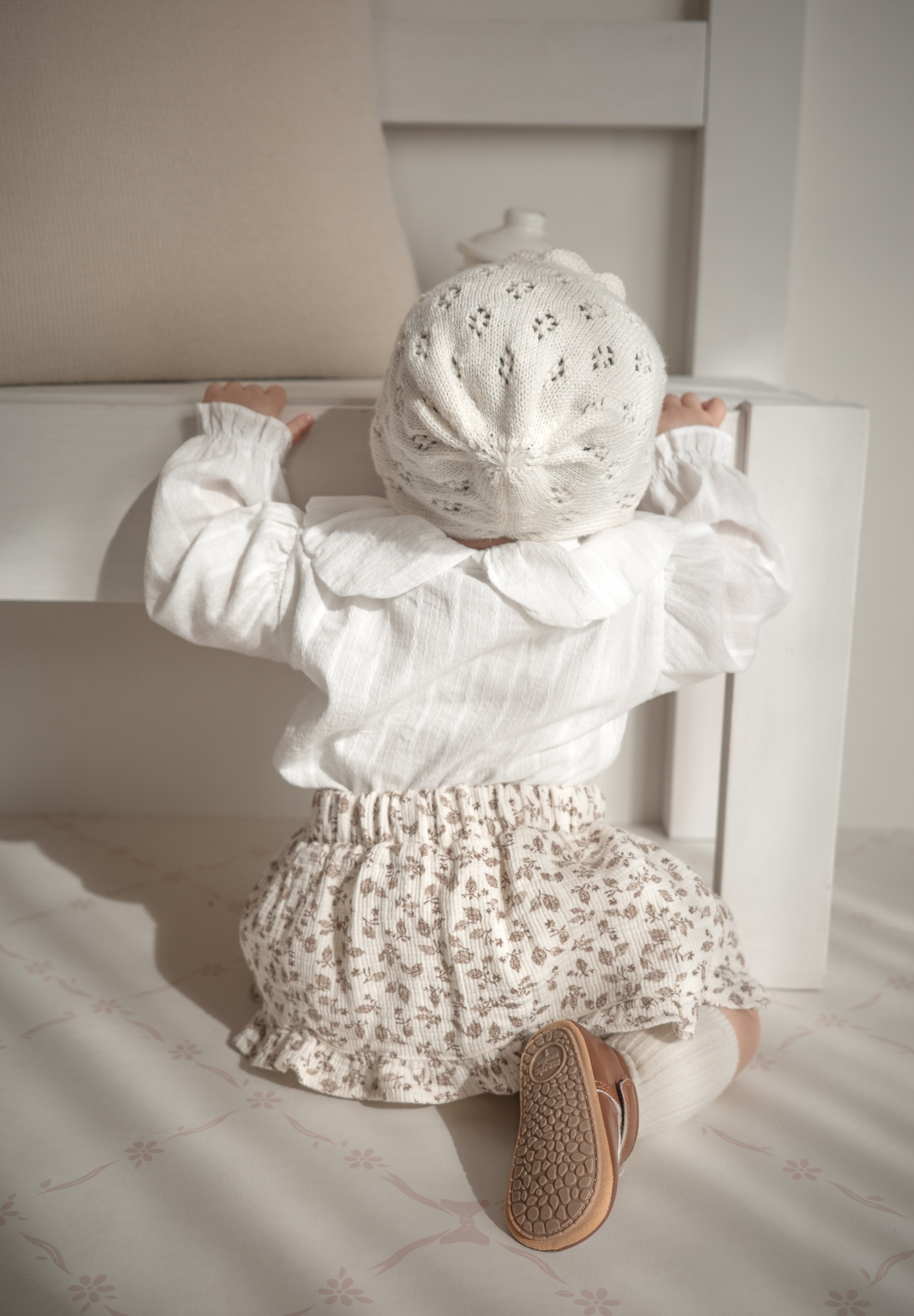 Leaf frill cancan skirt