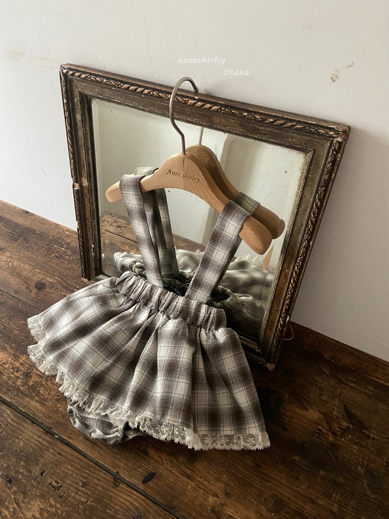 ［Anne shirley］Benny bloomer skirt (check)