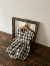 ［Anne shirley］Jaine rompers (check)