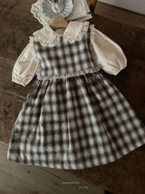 ［Anne shirley］Jaine one-piece (check)