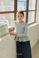 ［mon Atelier］Soft frill tops