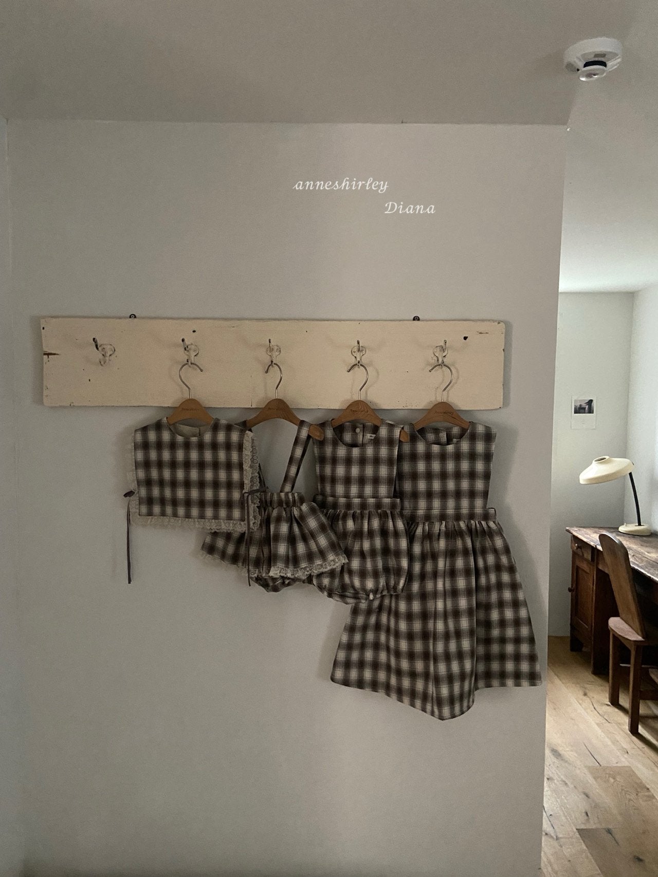 ［Anne shirley］Jaine rompers (check)