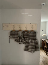 ［Anne shirley］Jaine rompers (check)