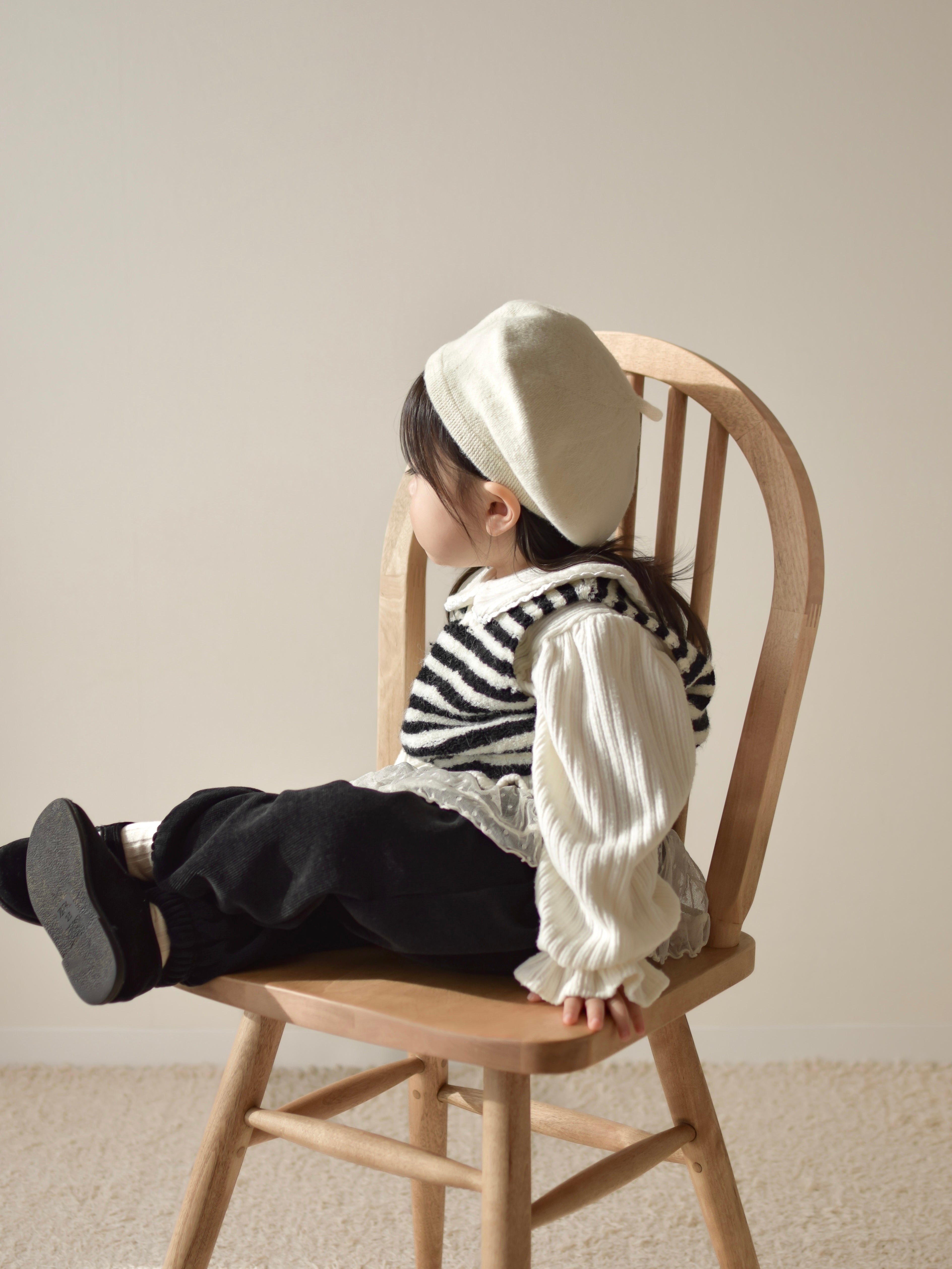 Honey round collar blouse