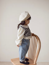 Honey round collar blouse