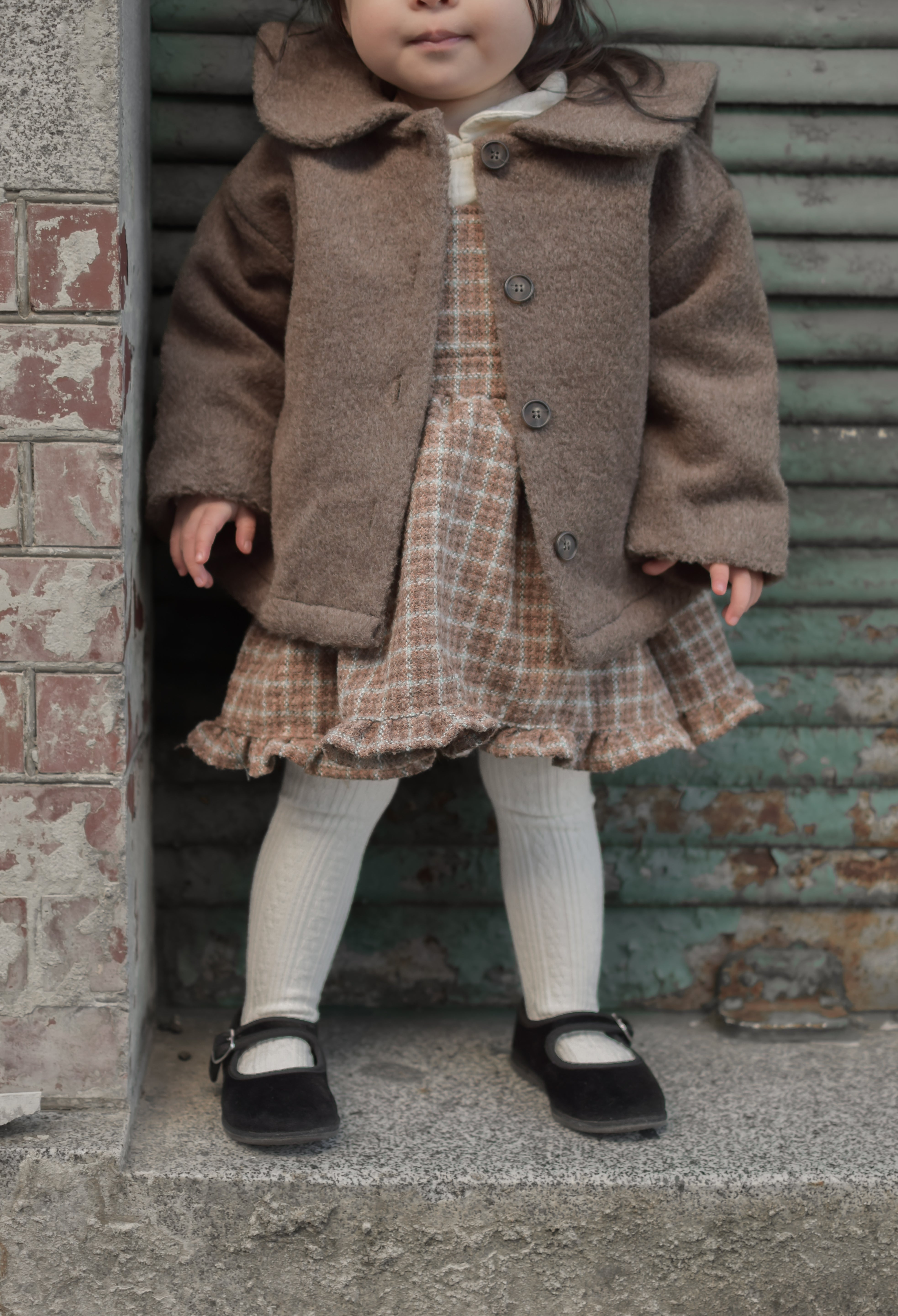 Wool sailor coat