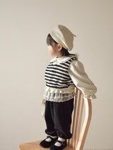 Honey round collar blouse