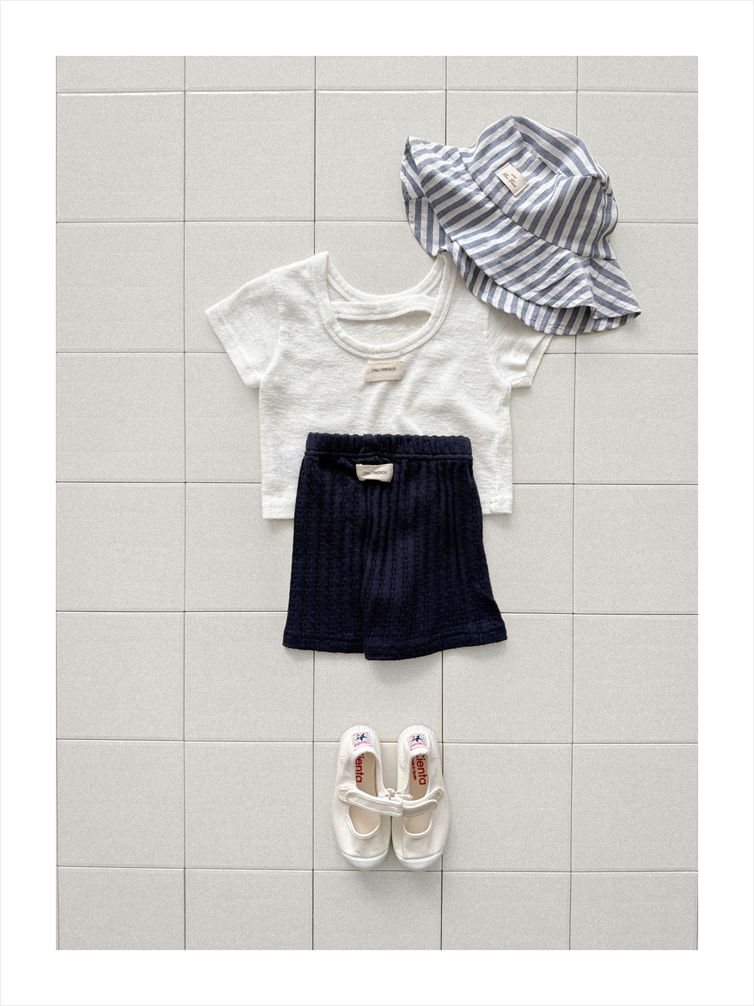 ［onu］Jacquard short pants