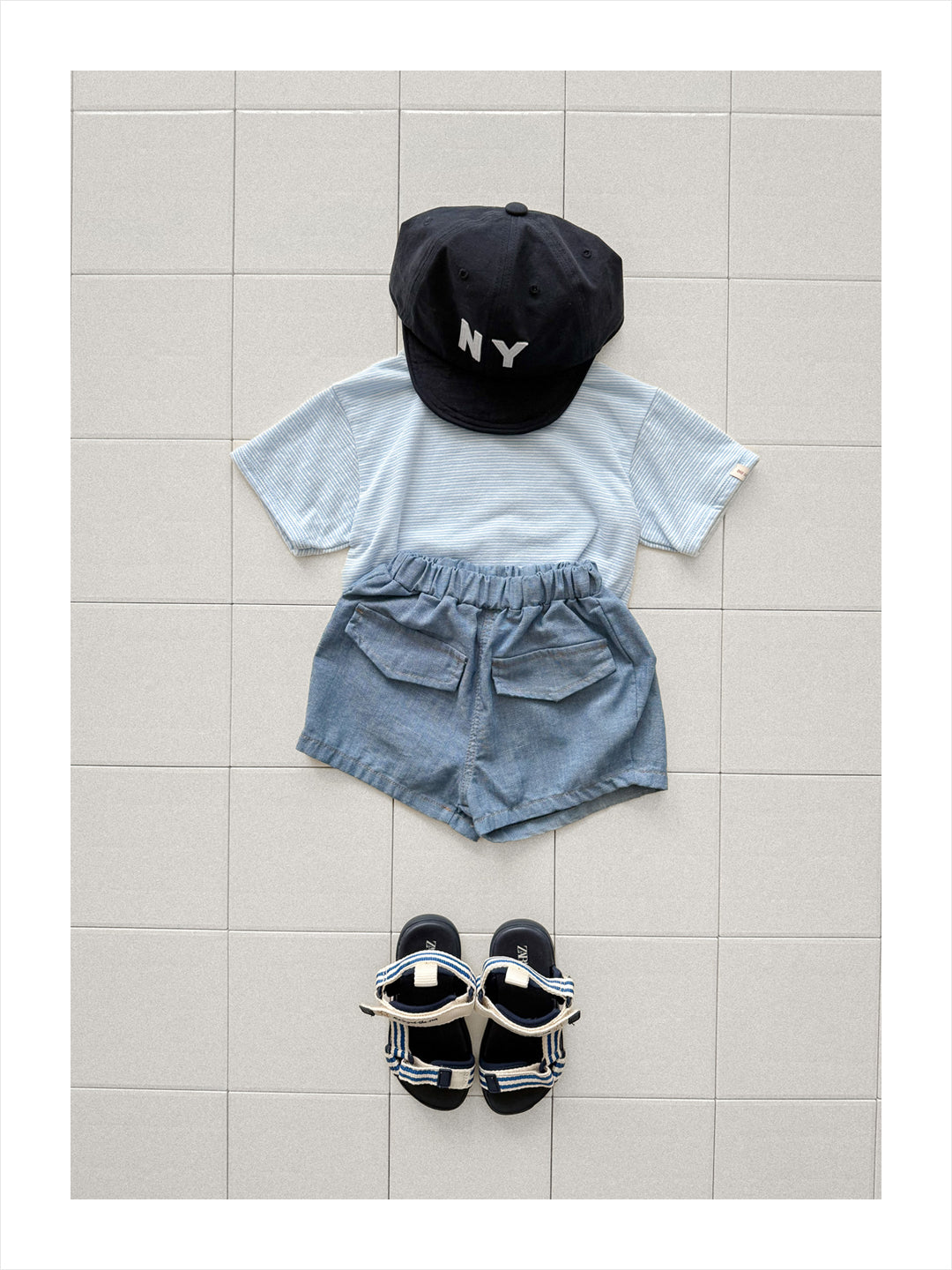 ［onu］Soft stripe tee