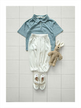 ［onu］Dot collar tee